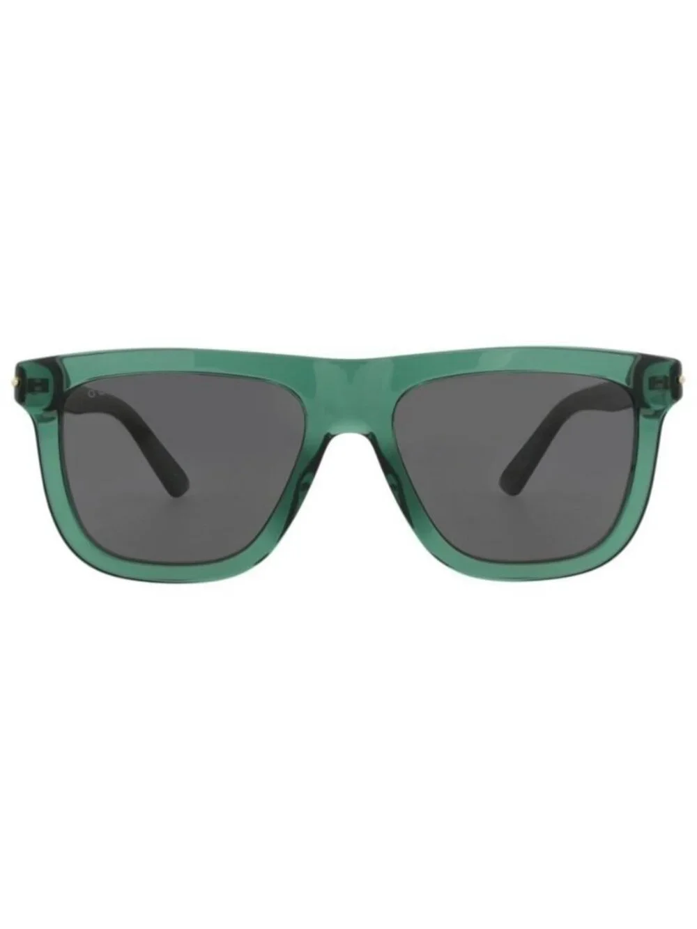New Gucci Mens Square/Rectangle Green Green Grey Fashion Designer Sunglasses